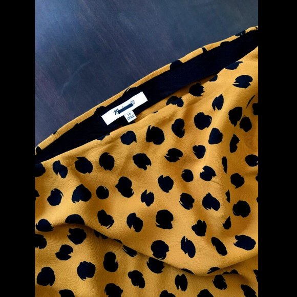 MADEWELL MIDI SLIP SKIRT IN PAINTED SPOTS - Picture 9 of 9